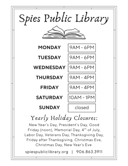 Flyer of newly adjusted business hours, effective November 2025